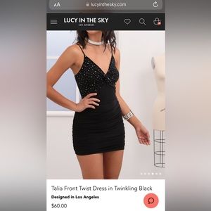 Lucy In The Sky Black Dress